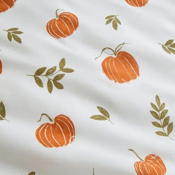 Pumpkin Duvet Cover & Pillowcase Set - Orange, Polycotton alternate view
