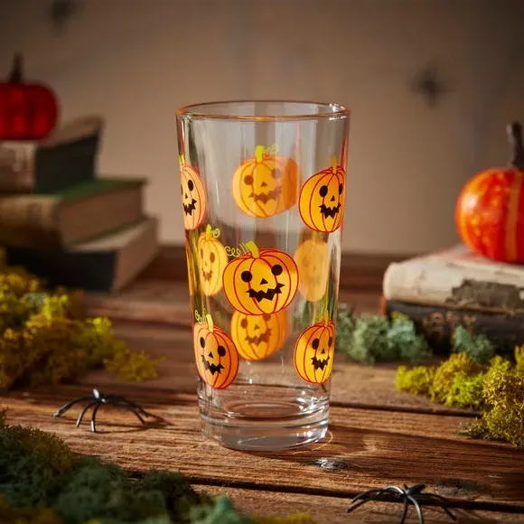 Pumpkin Print Highball Glass - Clear product