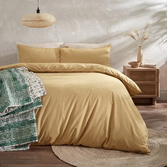 Antigoni Quilted Bedspread - Green, Cotton alternate view