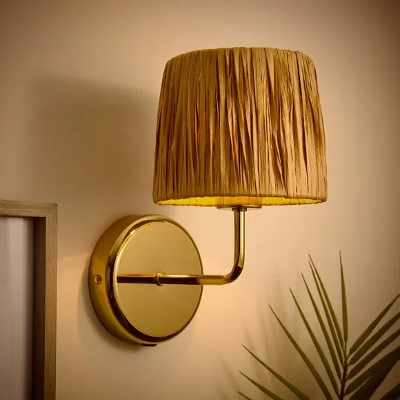 Raffia Easy Fit Pendant Shade - Natural, Raffia alternate view