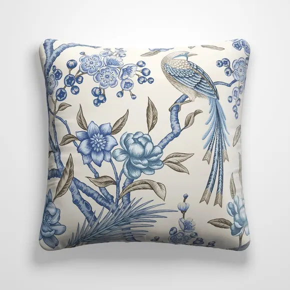 Fire Retardant Cushion Cover - Lapis, Fabric alternate view