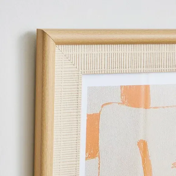 Rattan Effect Photo Frame - Natural alternate view