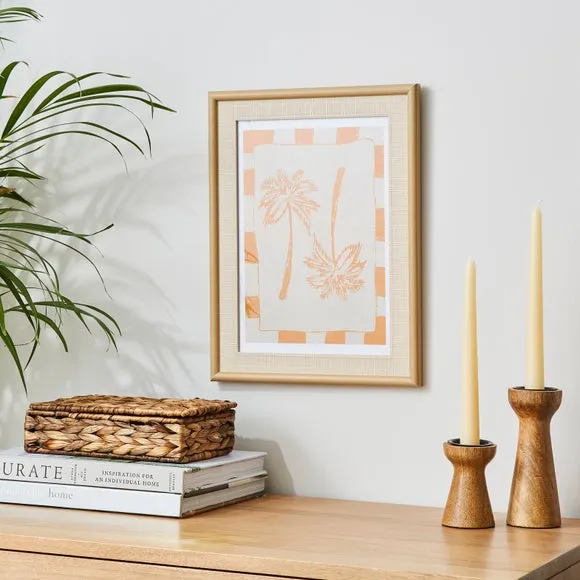 Rattan Effect Photo Frame - Natural product