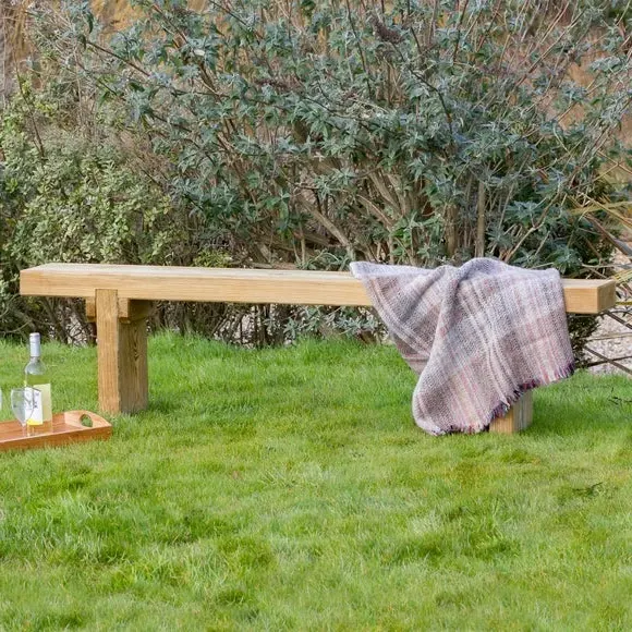 Garden Bench - Natural, Softwood alternate view
