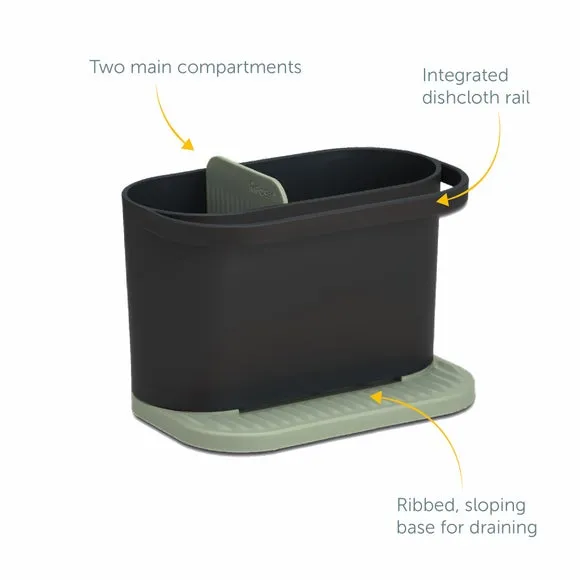 Sink Tidy with Non-Slip Base - Charcoal, Plastic alternate view