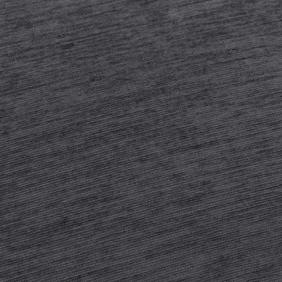 Genoa Rectangle Cushion with Hollow Fibre - Charcoal Grey alternate view