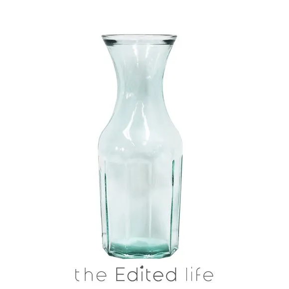 Recycled Glass Carafe - Clear product