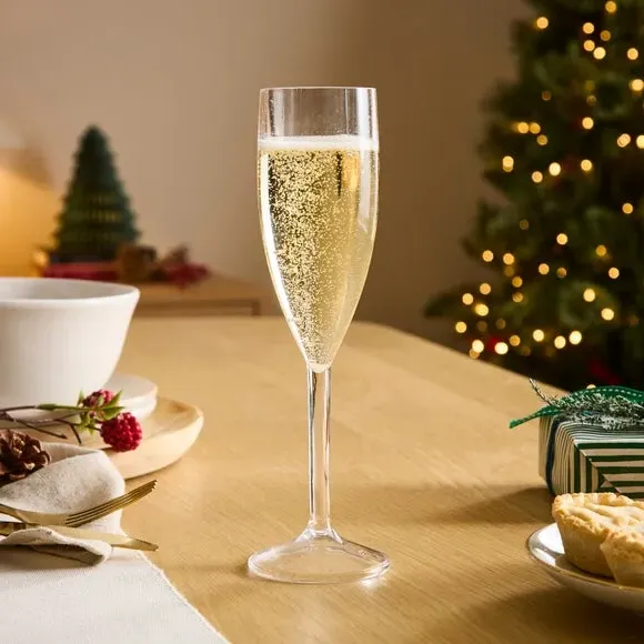 Reusable Champagne Flute - Clear, Plastic product