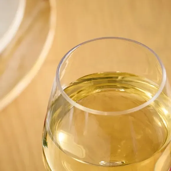 Reusable Wine Glass - Clear, Plastic alternate view