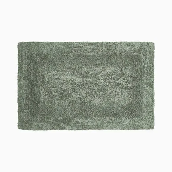 Reversible Bath Mat - Sage, Cotton by Dunelm, image 2