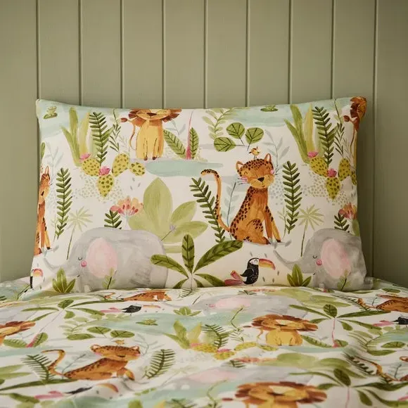 Reversible Duvet Cover Set - Natural, Cotton alternate view