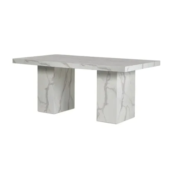 Rectangular Dining Table - White, Wood alternate view