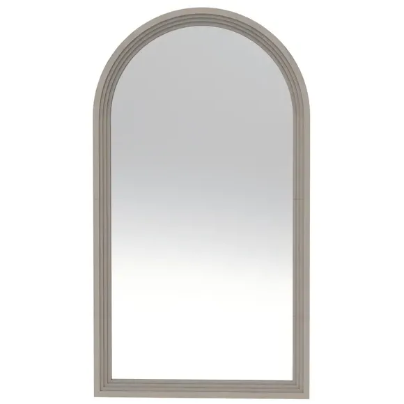 Arched Full Length Leaner Mirror - Natural, Wood by Dunelm, image 3