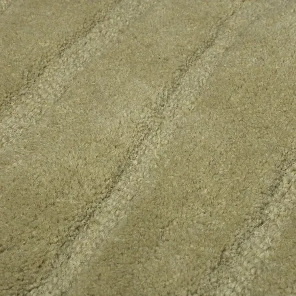 Round Rug with Cut Loop Effect - Sage, Wool alternate view