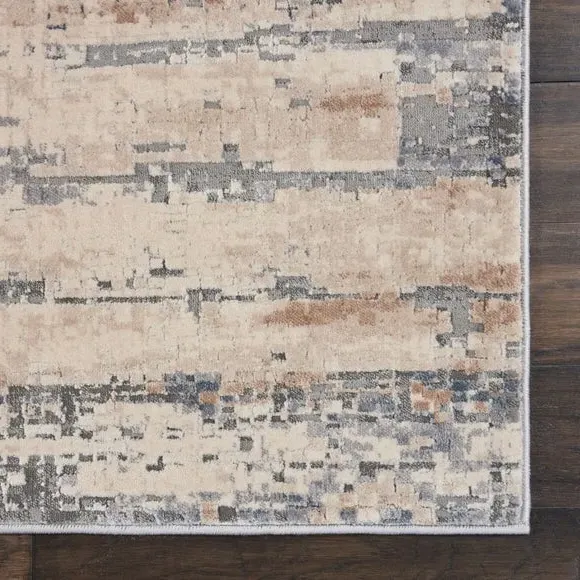 Textured Area Rug - Natural by Dunelm, image 4