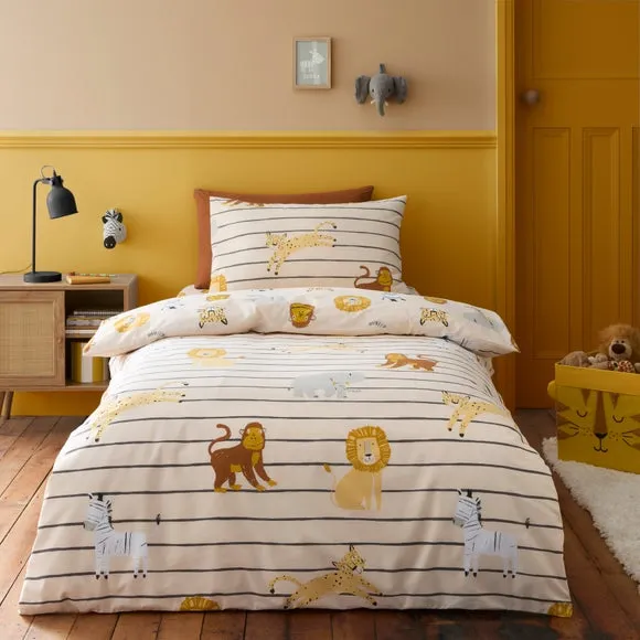 Safari Duvet Cover Set - Natural, Cotton Blend alternate view