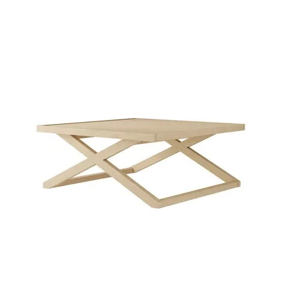 X-Design Coffee Table - Blonde, Wood Veneer alternate view
