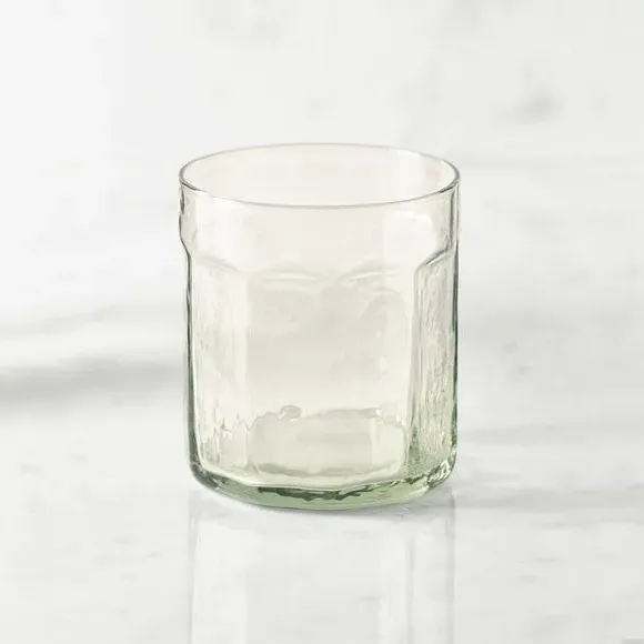 Salvage Hammered Tumbler - Green, Glass