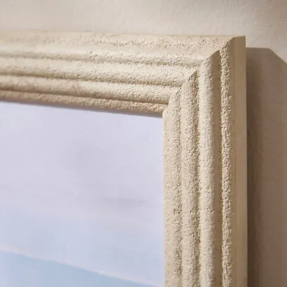 Sandi Stone Effect Photo Frame - Cream, Plastic alternate view