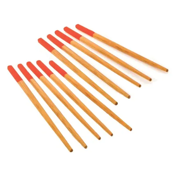 5-Pair Chopsticks Set - Natural, Bamboo alternate view