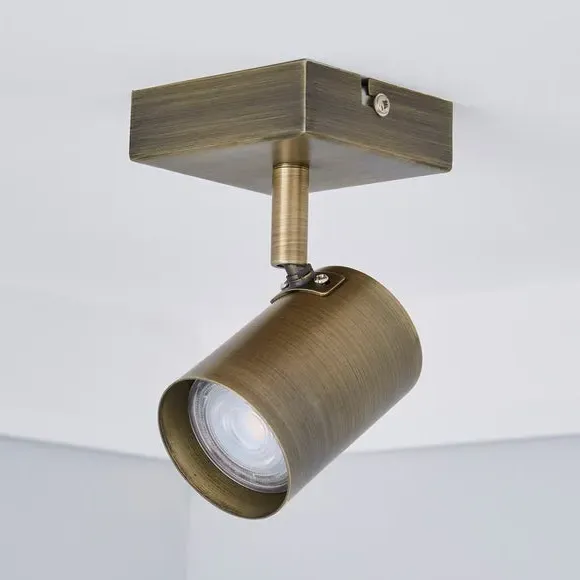 Newark Semi Flush Spotlight - Antique Bronze alternate view