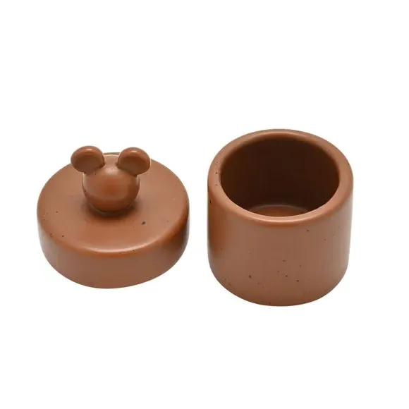 Set of 2 Trinket Pots Mickey Mouse - White, Ceramic alternate view