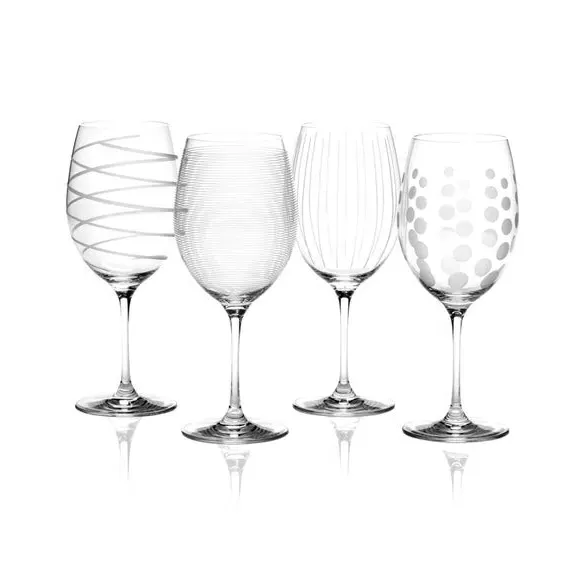 4-Piece Wine Glass Set - Clear, Crystal alternate view