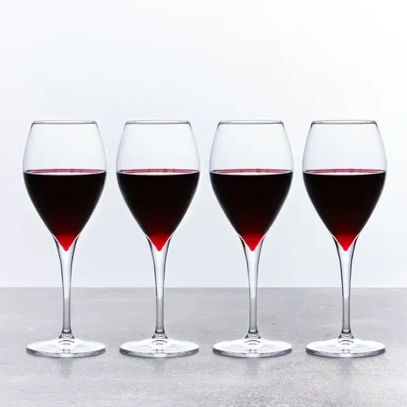 Set of 4 Red Wine Glasses - Clear product