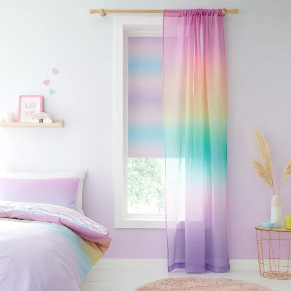 Single Voile Panel with Slot Top - Multicolor alternate view