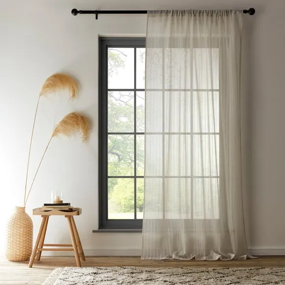 Slot Top Voile Panel - Linen alternate view