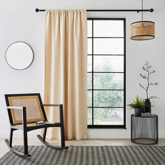 Slot Top Voile Panel - Natural, Cotton alternate view