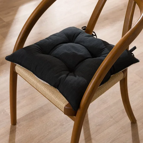 Solar Reversible Square Seat Pad - Black product