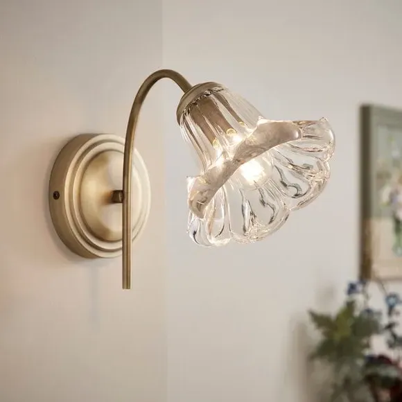 Sophia Floral Wall Light - Gold product