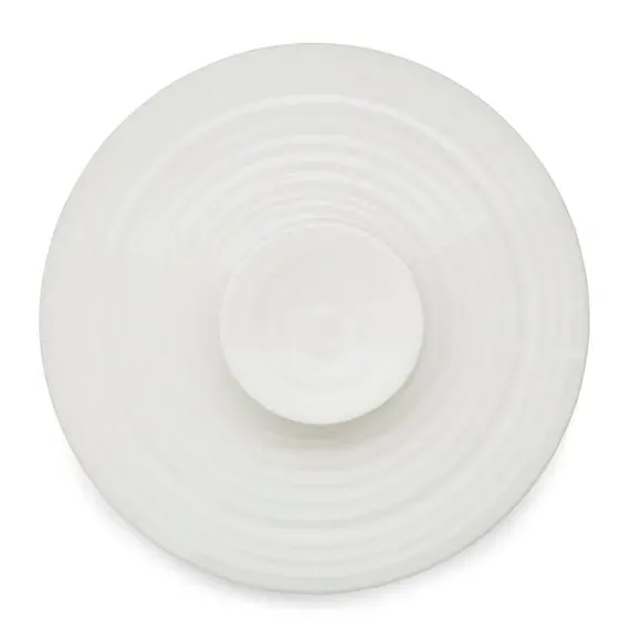Large Kitchen Canister with Lid - White, Ceramic alternate view