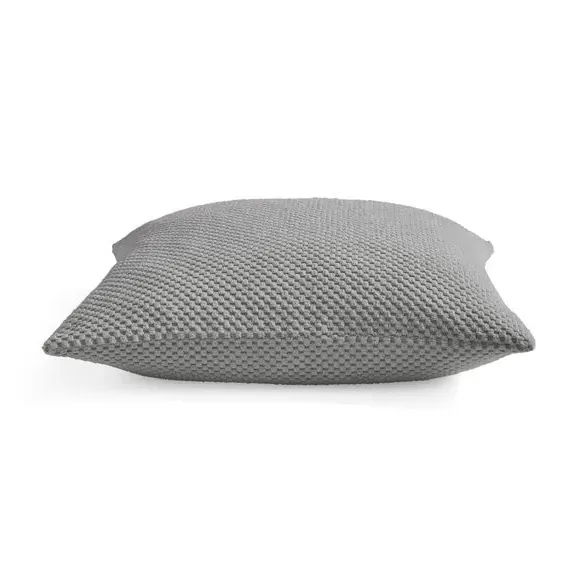Chenille Spot Cushion Cover - Grey, Recycled Polyester alternate view