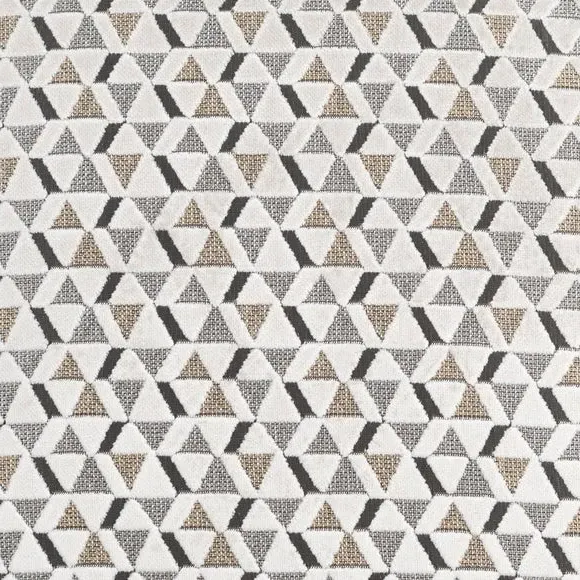 Square Cushion Cut Velvet Triangles - Cream alternate view