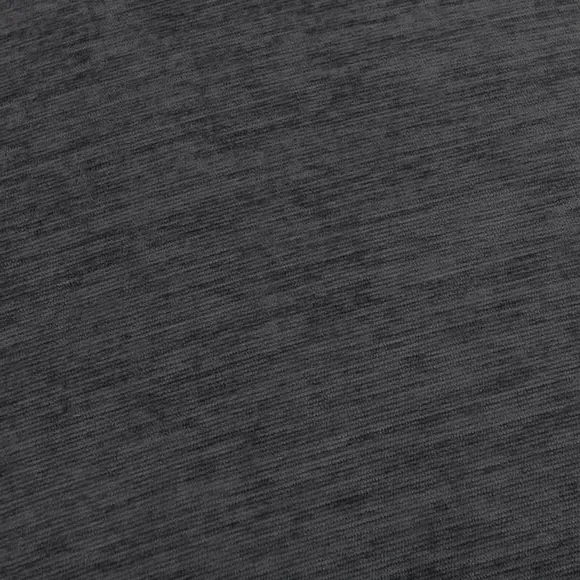 Genoa Square Cushion with Hollow Fibre Fill - Charcoal Grey, Chenille by Dunelm, image 2