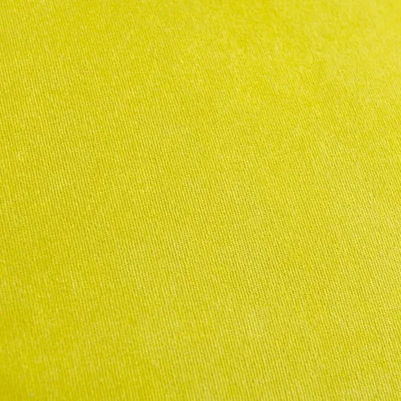 Square Cushion with Zip - Lime Green, Velour by Dunelm, image 2