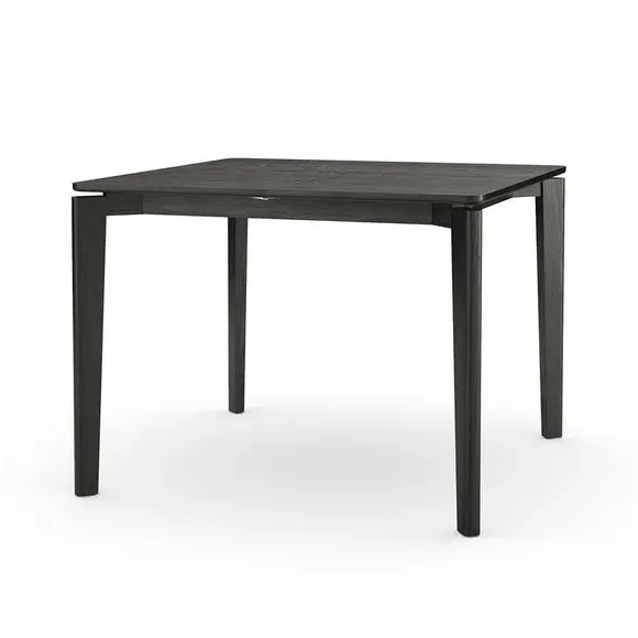 Square Extendable Dining Table - Black, Oak by Dunelm, image 6