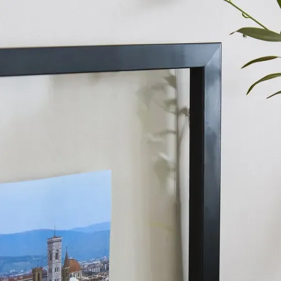 Square Floating Oversized Mount Photo Frame - Black alternate view