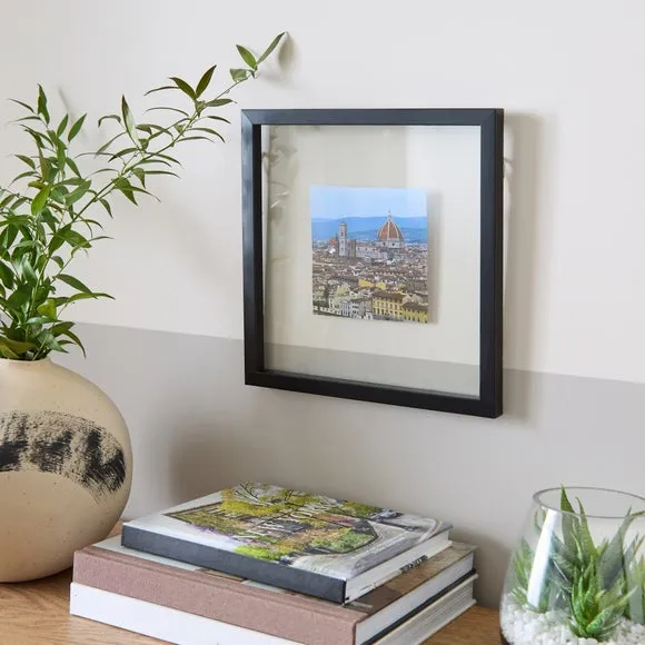 Square Floating Oversized Mount Photo Frame - Black product