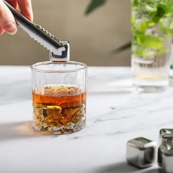 Stainless Steel Ice Tongs - Silver alternate view
