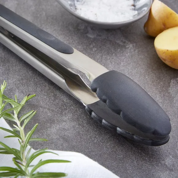 Stainless Steel Small Tongs - Black alternate view