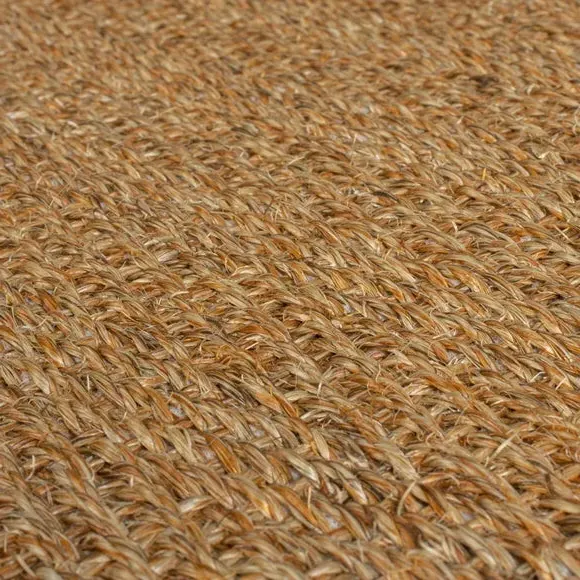 Stair Runner with Cotton Border - Natural, Sisal alternate view