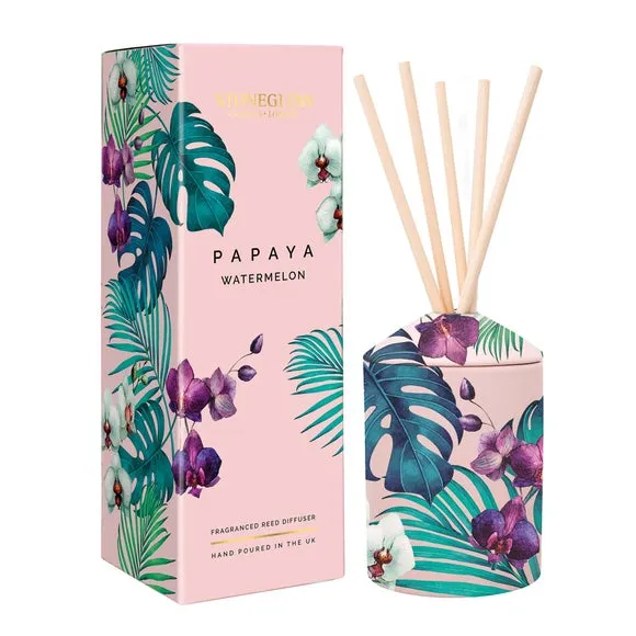 Reed Diffuser with Papaya Watermelon - Pink alternate view