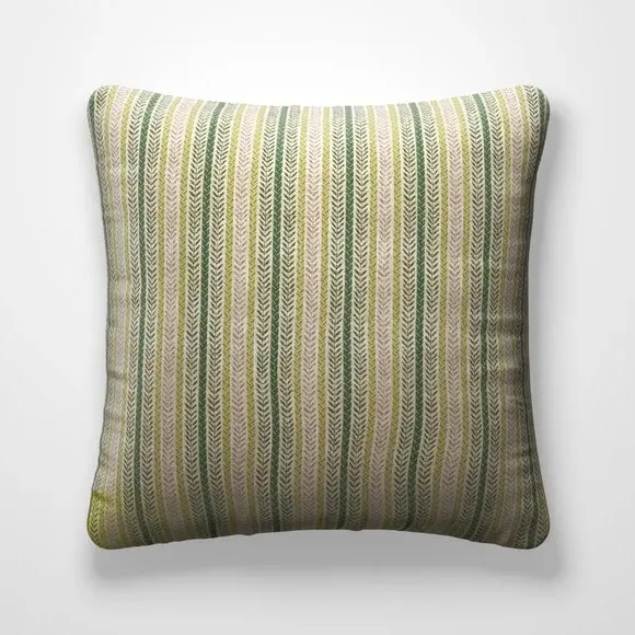 Striped Cushion Cover - Sage alternate view