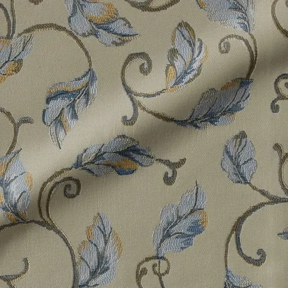 Made to Measure Roman Blind - Blue, Floral alternate view