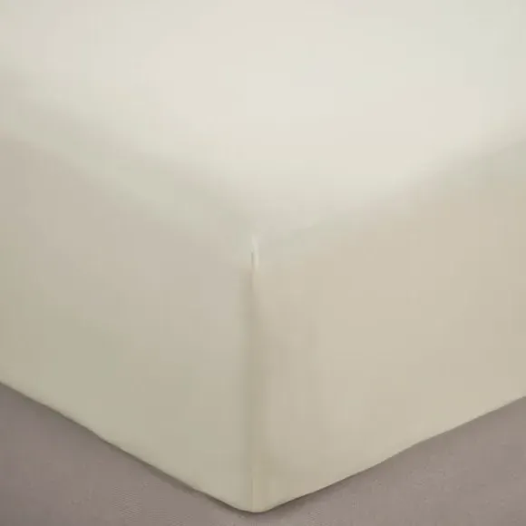 Fitted Sheet with Elastic - Ivory, Polyester alternate view