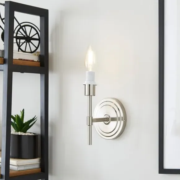 Sutton Wall Light Fitting - Nickel product