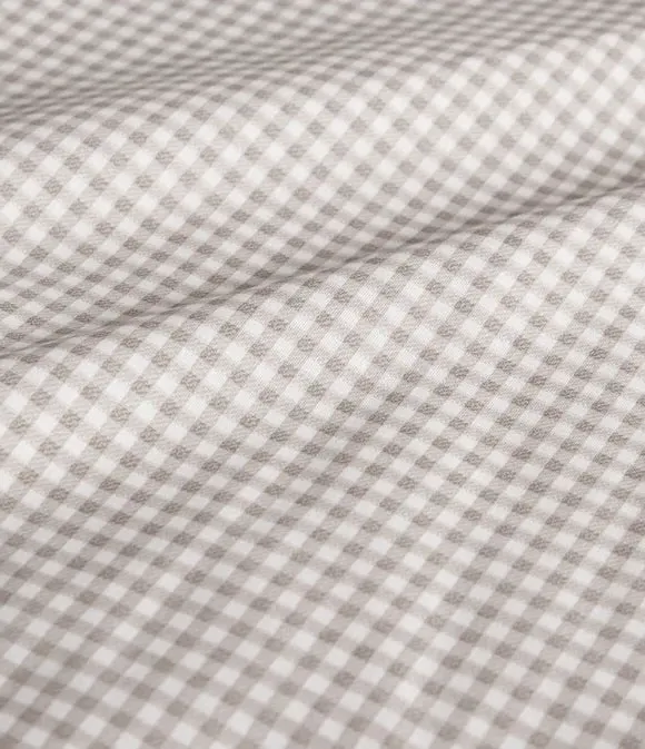 Sydney Gingham Duvet Cover & Pillowcase Set - Dove Grey, Polycotton alternate view